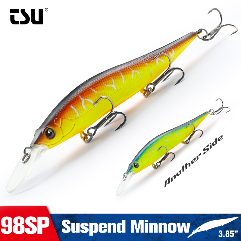 Fishing Lure Swimbait - TSURINOYA Suspend Minnow AURORA 98SP Fishing