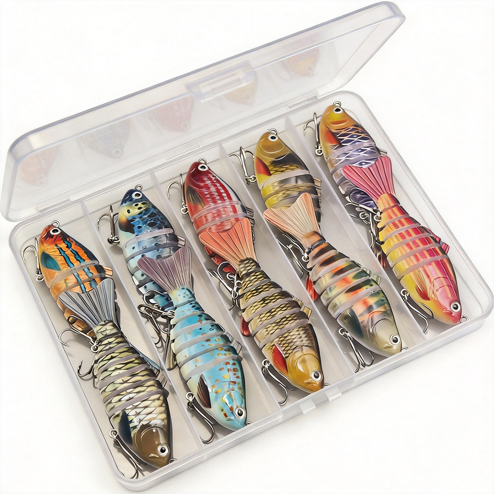 10 pcs Multi-Joint Swimbait Fi - Fishing Lure Swimbait recensione e prezzo