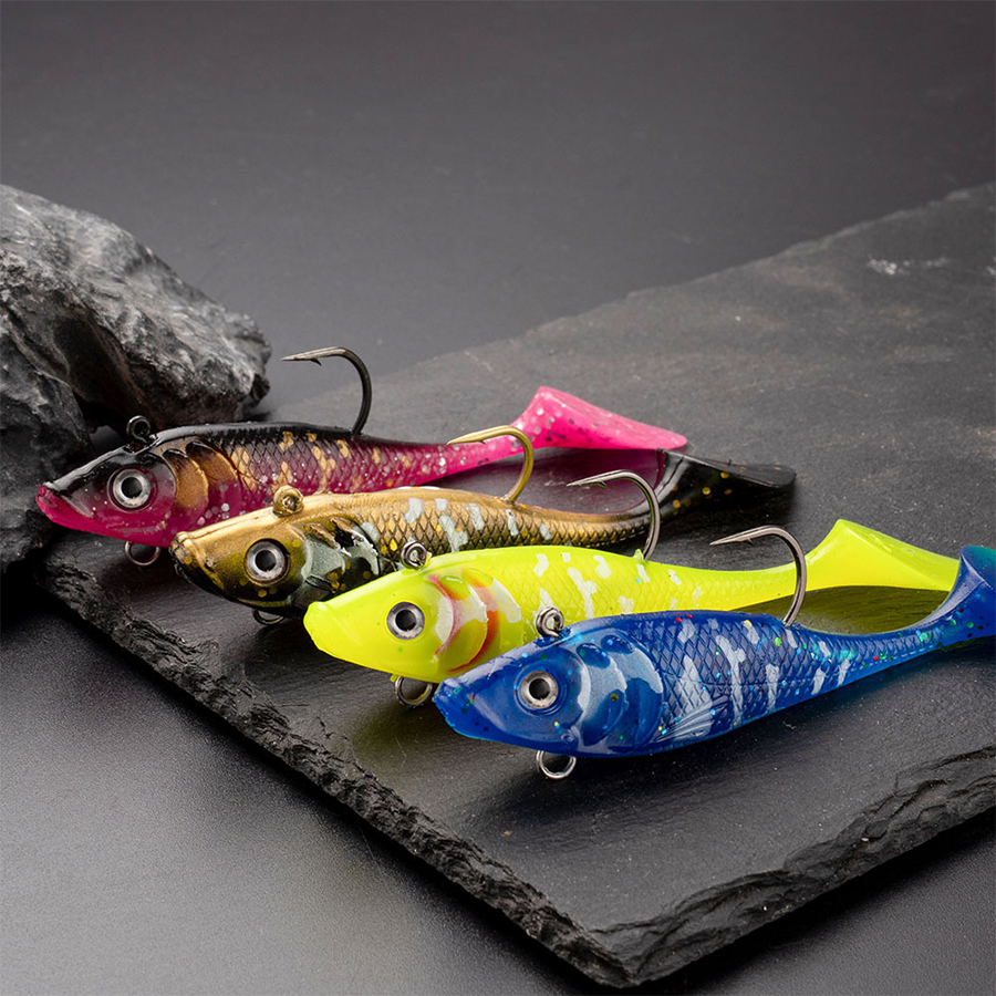 5PCS T-Tail Soft Bait Artifici - Fishing Lure Swimbait recensione e prezzo