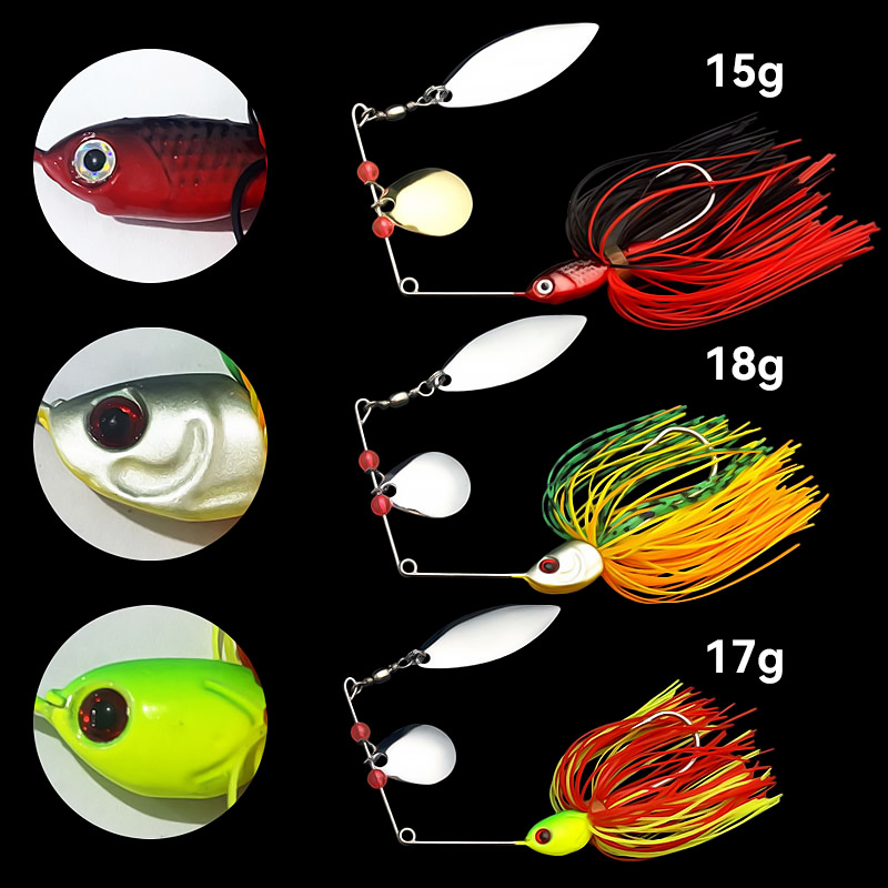 Bazooka 15g 18g Spinnerbait Fi - Fishing Lure Swimbait recensione e prezzo