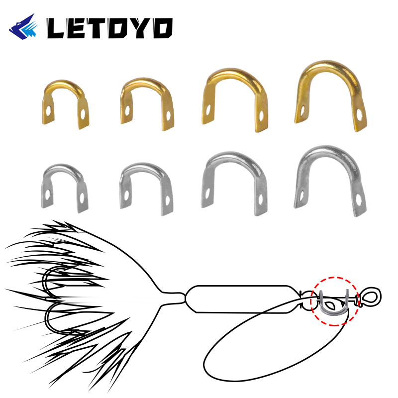 LETOYO 100pcs Folded Clevises  - Fishing Lure Making Kit recensione e prezzo