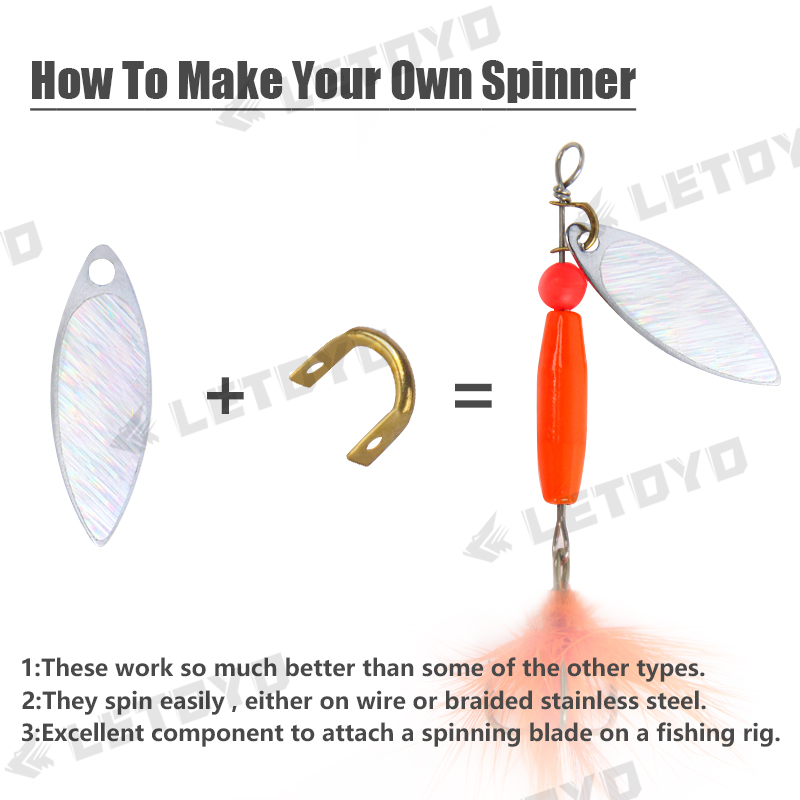 LETOYO 100pcs Folded Clevises  - Fishing Lure Making Kit recensione e prezzo