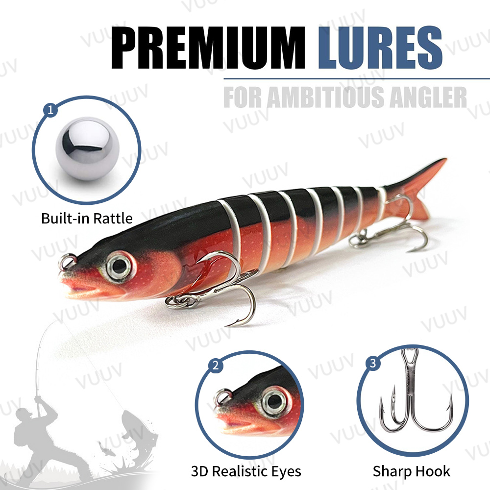 10 pcs Fishing Lures for Bass  - Fishing Lure Swimbait recensione e prezzo