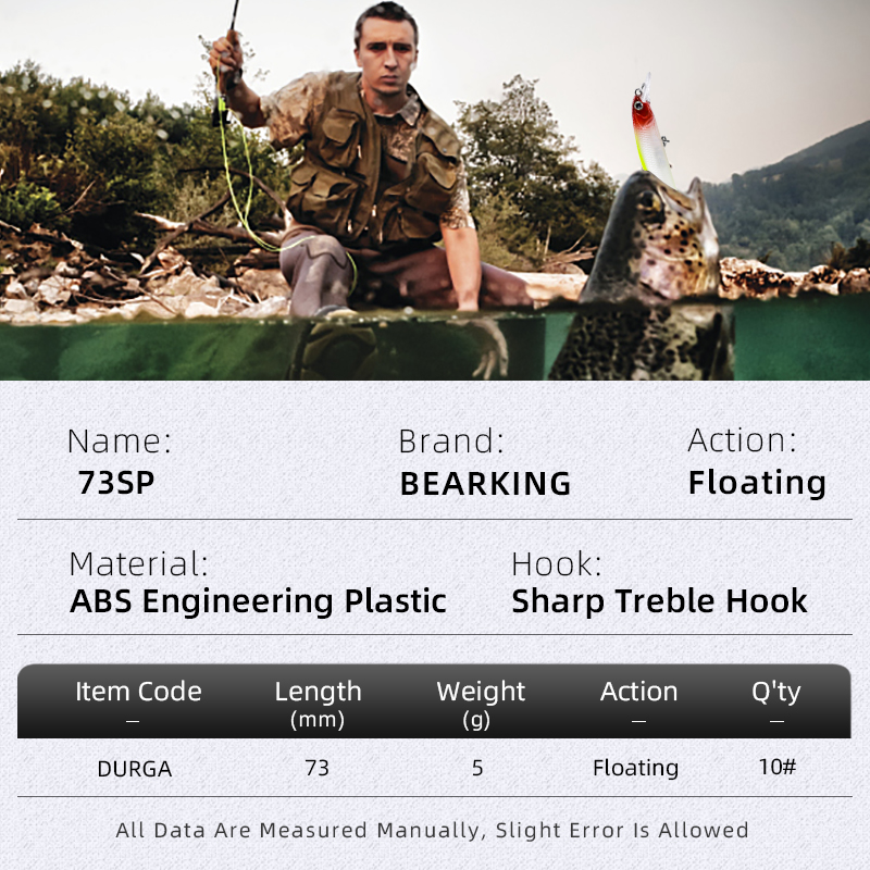 BEARKING New model 73mm 5g pro - Fishing Lure Crankbait recensione e prezzo