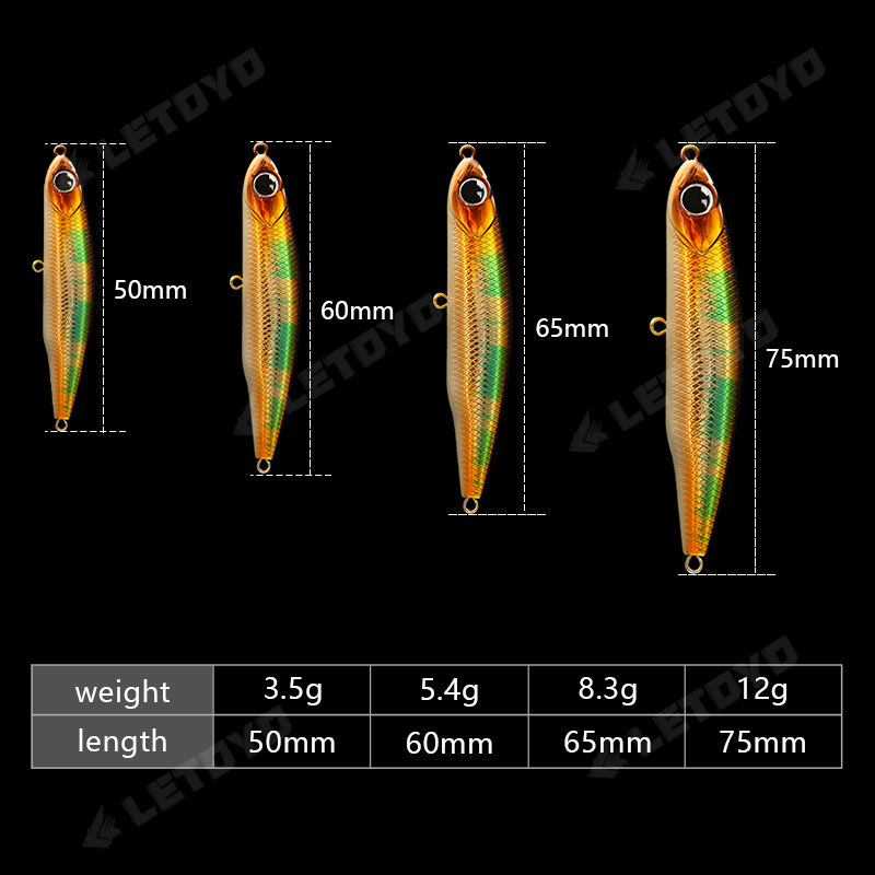 LETOYO Sinking Pencil 17g 12g- - Fishing Lure Making Kit recensione e prezzo