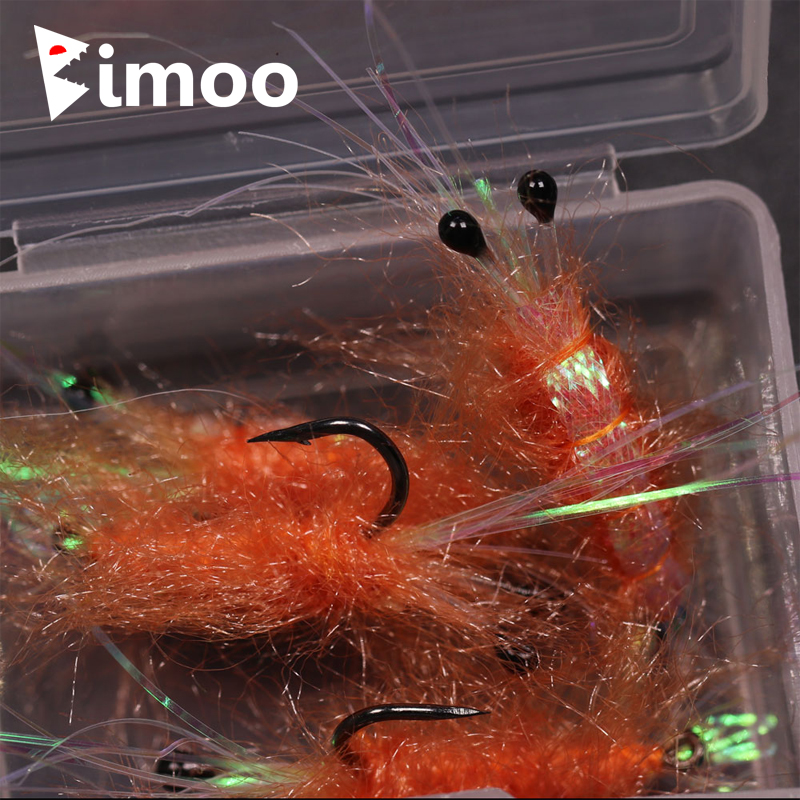 4PCS #6 Orange Color Shrimp Fl - Fishing Lure Soft Plastic recensione e prezzo