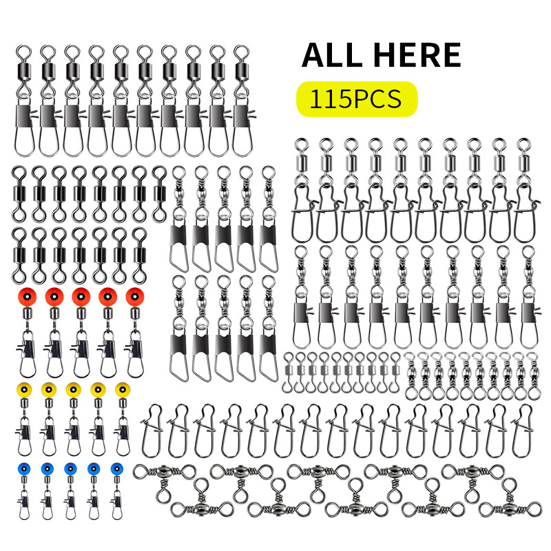 115pcs Fishing Swivel Connecto - Fishing Lure Making Kit recensione e prezzo