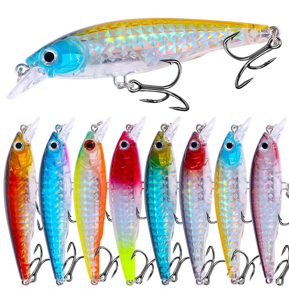 1pc Minnow fishing lure set 9c - Fishing Lure Jerkbait recensione e prezzo