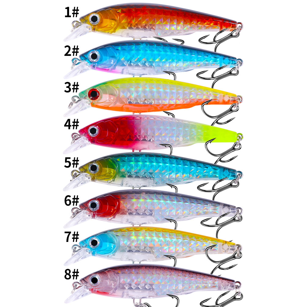 1pc Minnow fishing lure set 9c - Fishing Lure Jerkbait recensione e prezzo