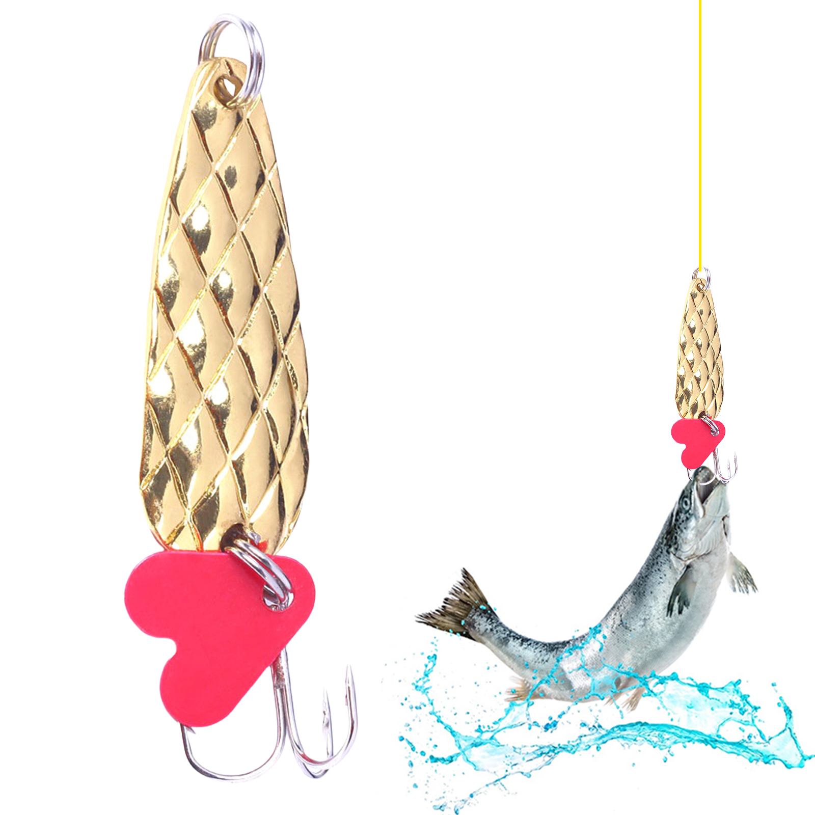 Metal Spoons Fishing Lures 9g  - Fishing Lure Spoon recensione e prezzo