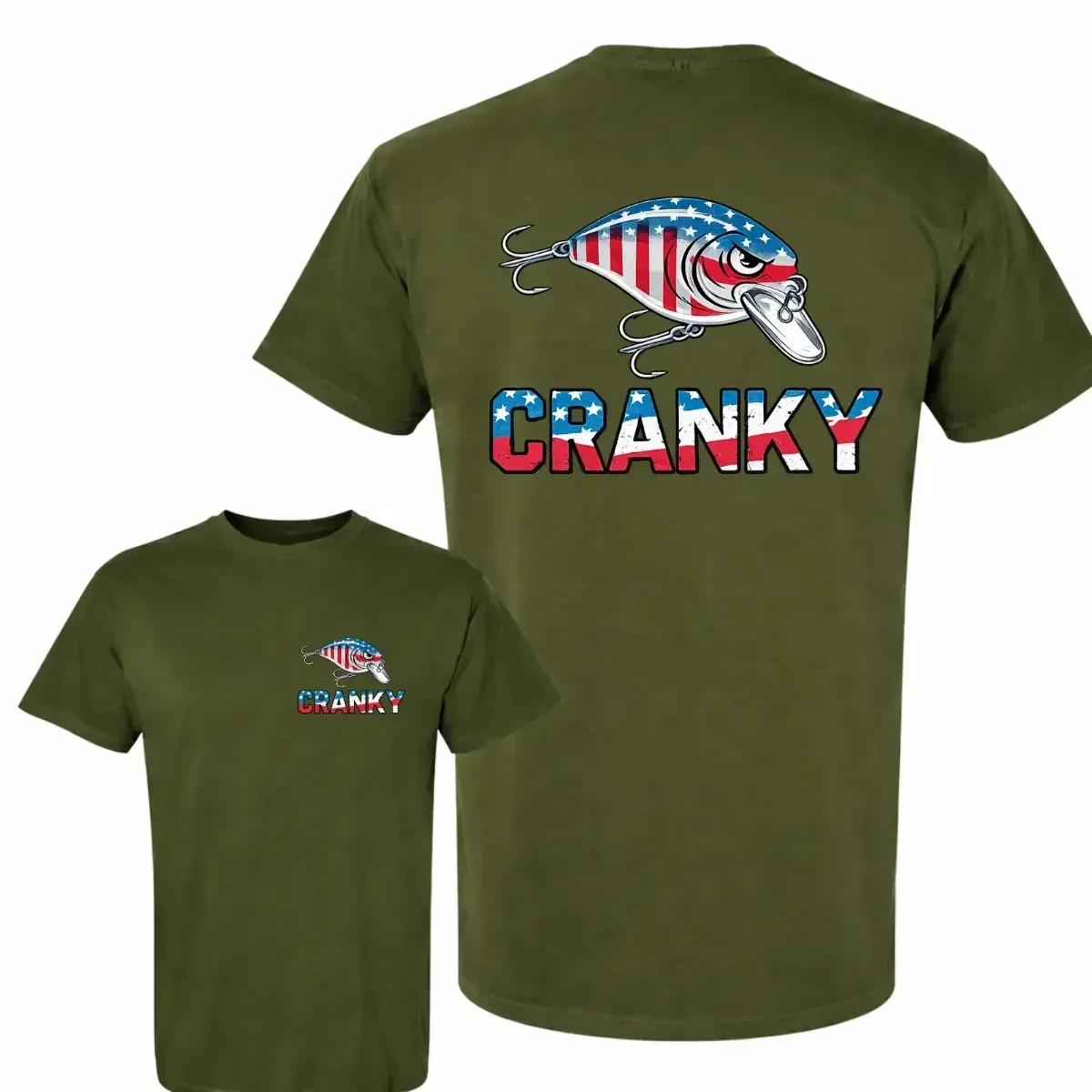 Camo Crankbait Fishing T-Shirt - Fishing Lure Crankbait recensione e prezzo