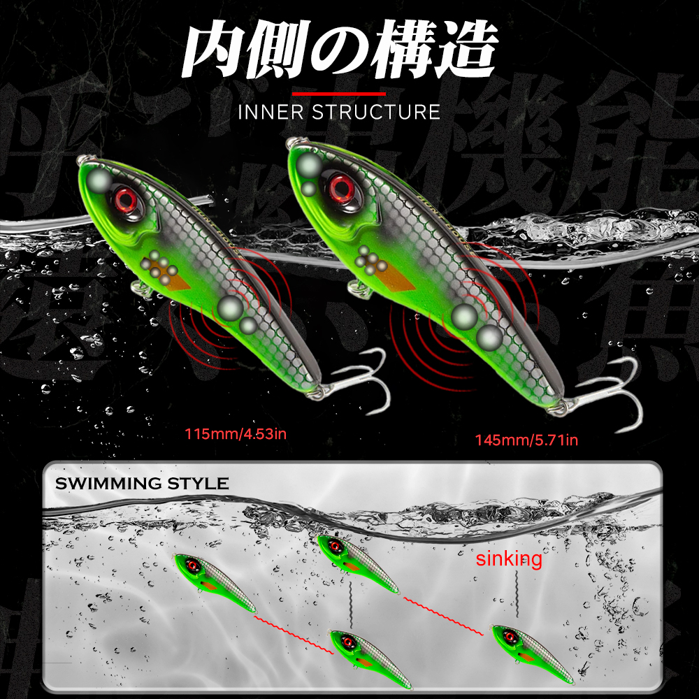 Hunthouse Jerkbait Musky Buste - Fishing Lure Jerkbait recensione e prezzo