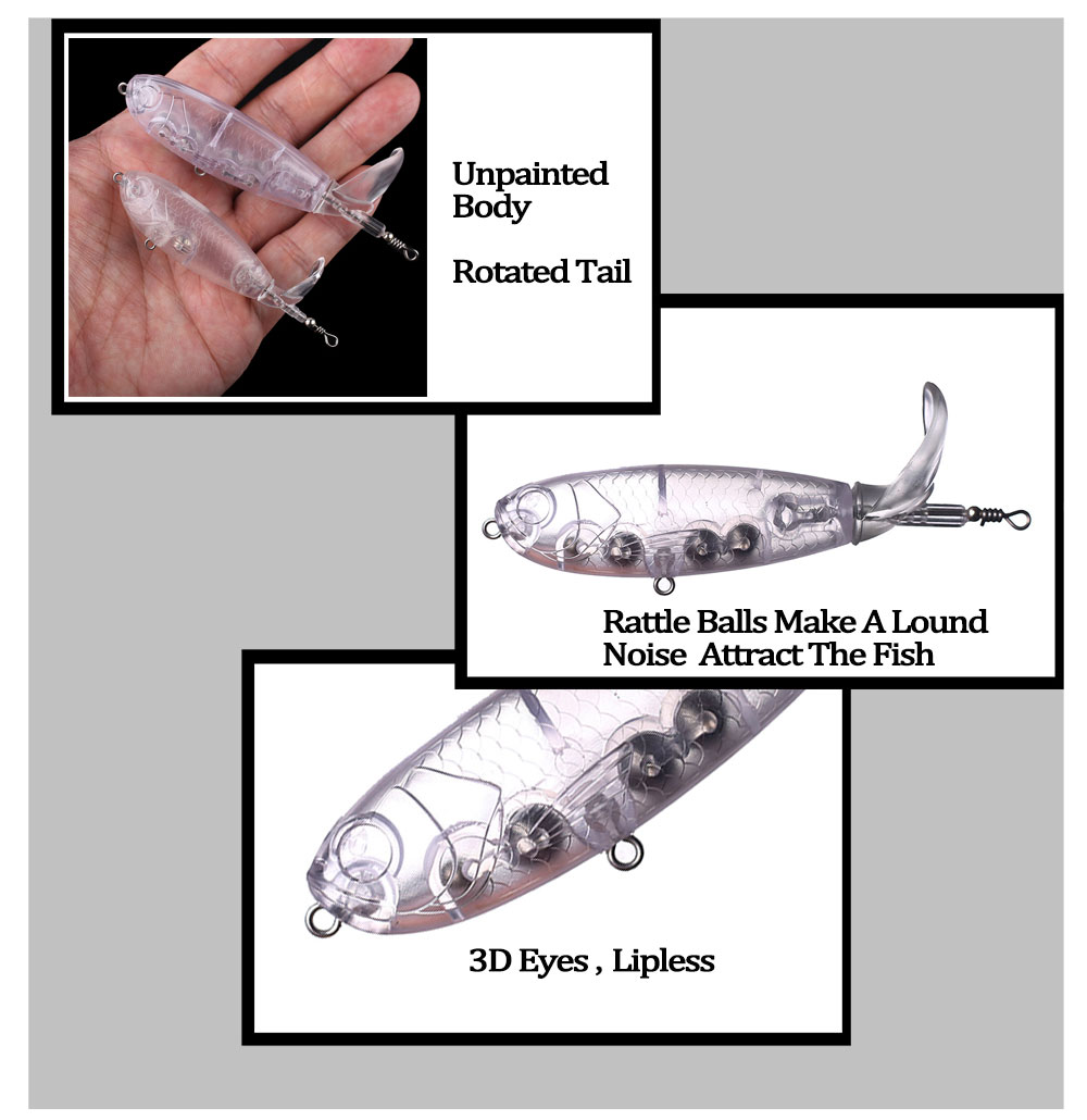 Chan’sHuang 20PCS Unpainted Bl - Fishing Lure Popper recensione e prezzo