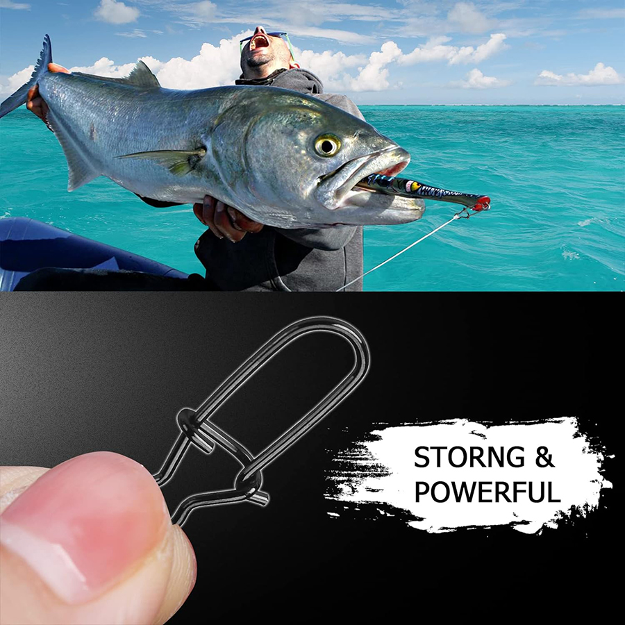 50Pcs Crankbait Snaps Stainles - Fishing Lure Crankbait recensione e prezzo