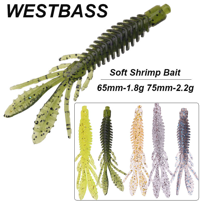WESTBASS 5PCS Soft Larva Baits - Fishing Lure Swimbait recensione e prezzo