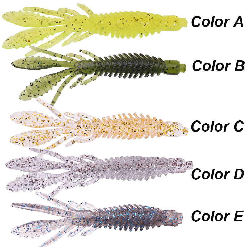 WESTBASS 5PCS Soft Larva Baits - Fishing Lure Swimbait recensione e prezzo