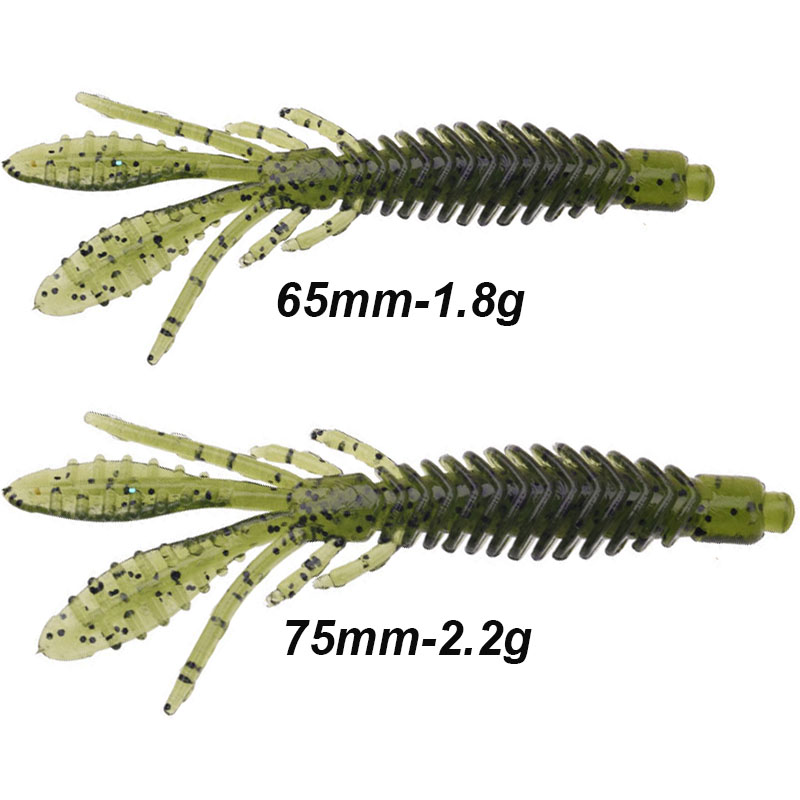 WESTBASS 5PCS Soft Larva Baits - Fishing Lure Swimbait recensione e prezzo