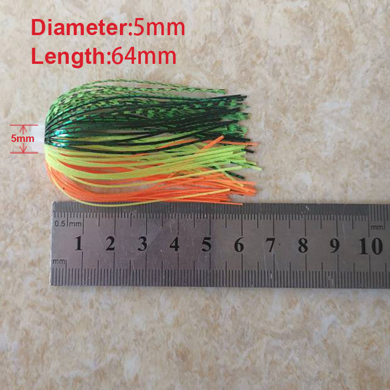 5 pcs/lot  88 Strands  64mm Si - Fishing Lure Buzzbait recensione e prezzo