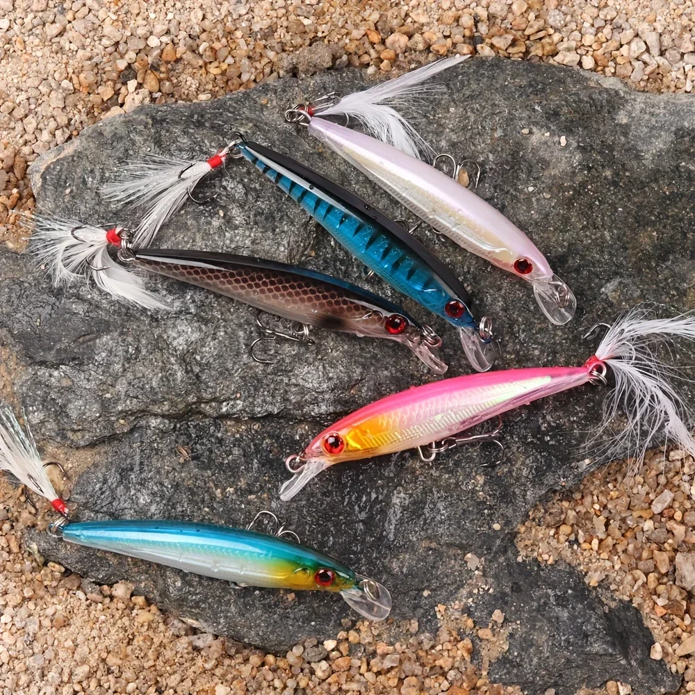 5pcs/box Laser 3D Eyes Bionic  - Fishing Lure Box recensione e prezzo