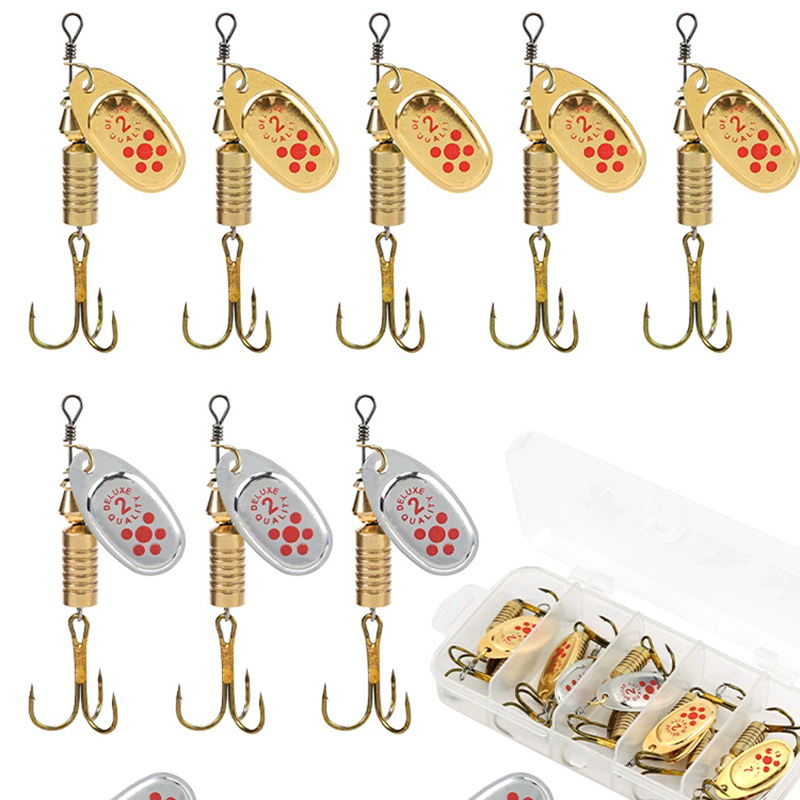 1PCS Metal Plating Spinner Bai - Fishing Lure Spoon recensione e prezzo