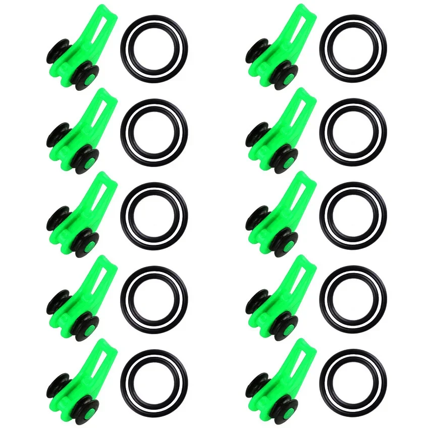 10pcs/lot Fishing Rod Pole Hoo - Fishing Lure Jig recensione e prezzo