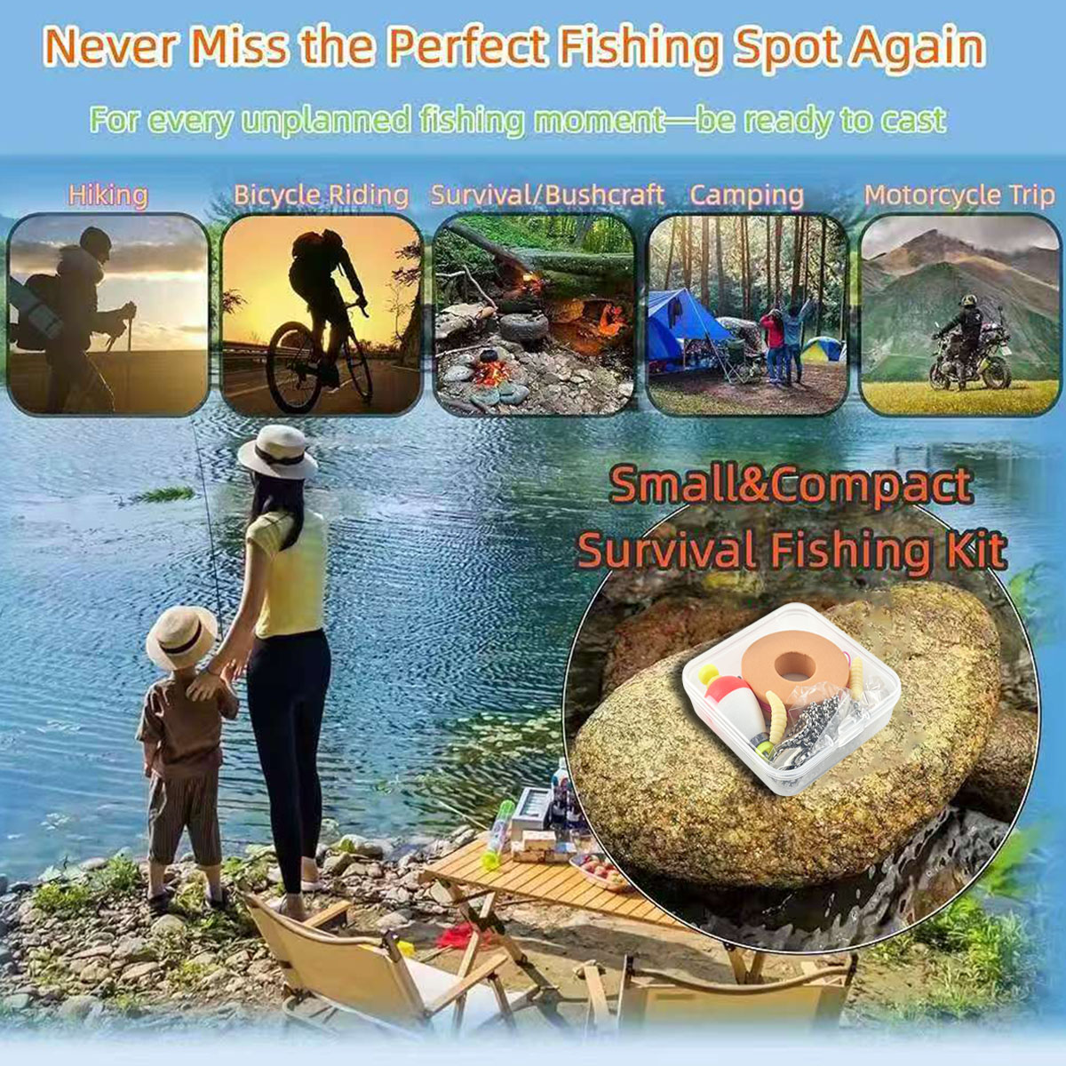 Portable Emergency Fishing Gea - Fishing Lure Making Kit recensione e prezzo