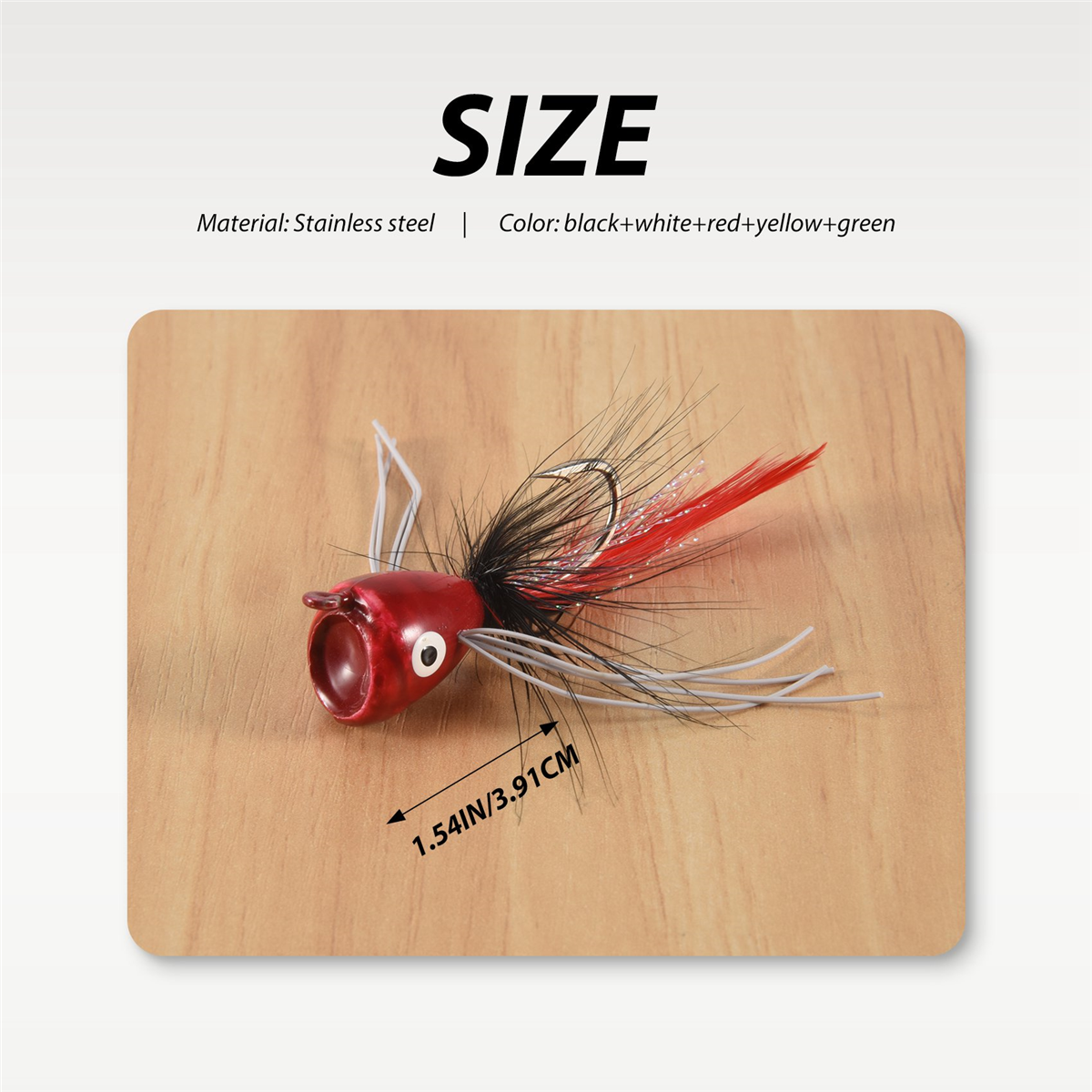 10PCS Fly Fishing Poppers,Topw - Fishing Lure Topwater recensione e prezzo