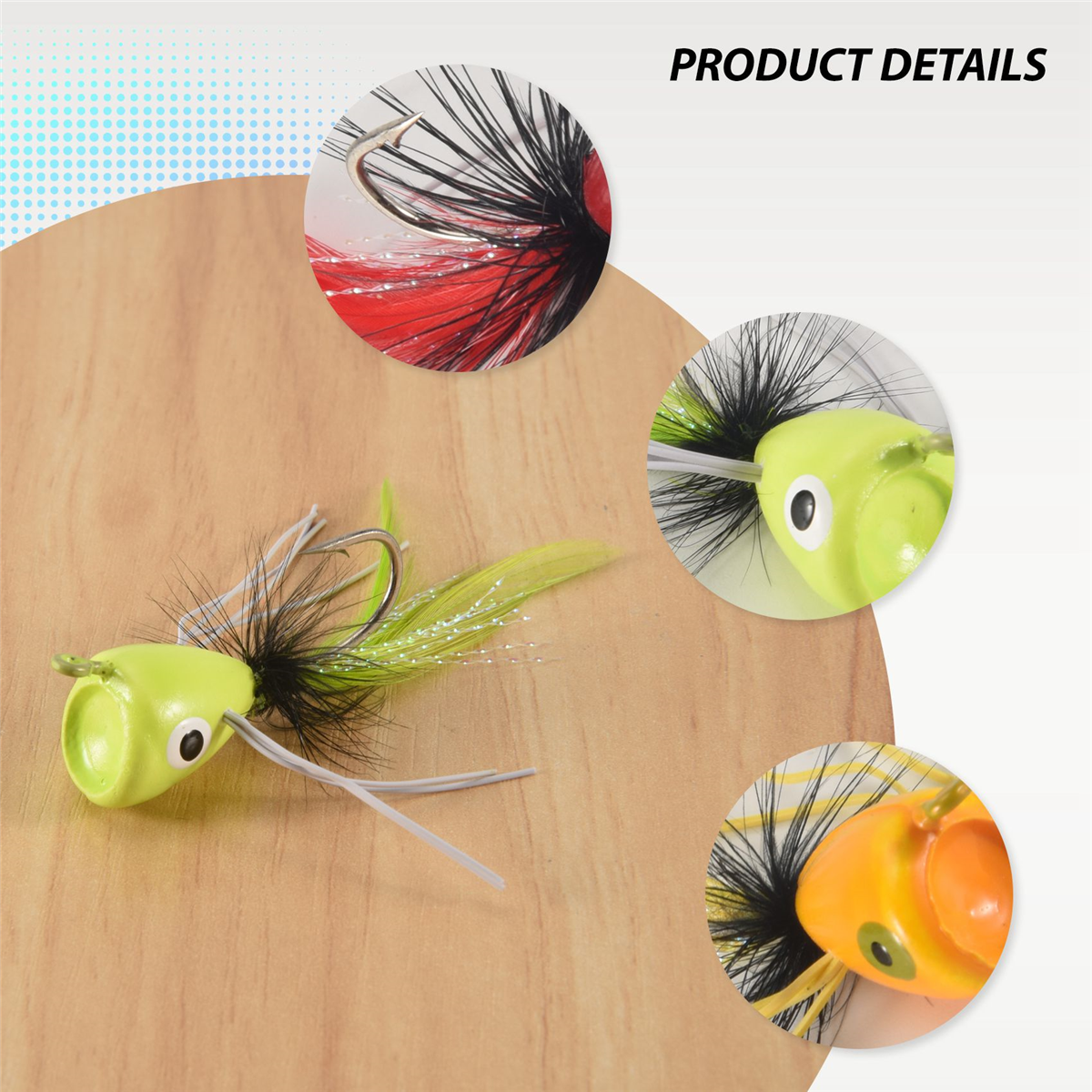 10PCS Fly Fishing Poppers,Topw - Fishing Lure Topwater recensione e prezzo
