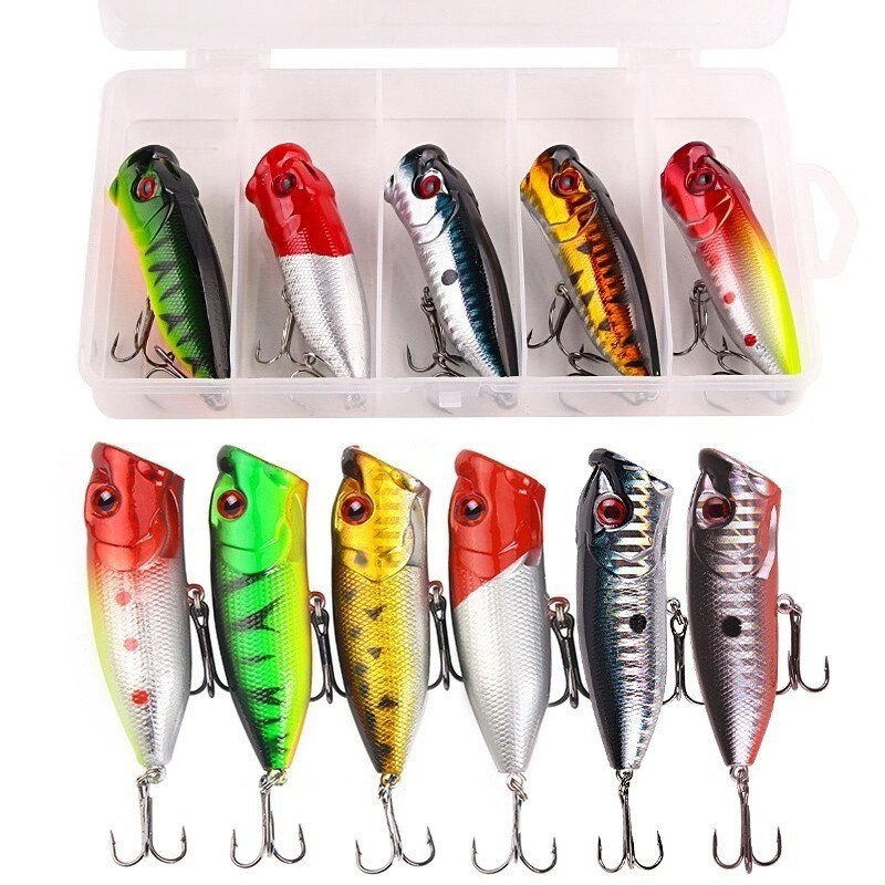 6pcs 6colors（opp bag）/5pcs 5co - Fishing Lure Topwater recensione e prezzo