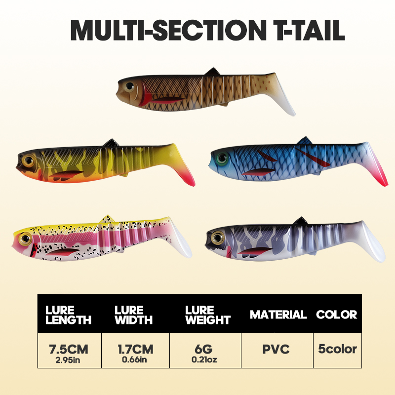 TAIYU 3pcs 7.5cm 6g 3D Multi-J - Fishing Lure Popper recensione e prezzo