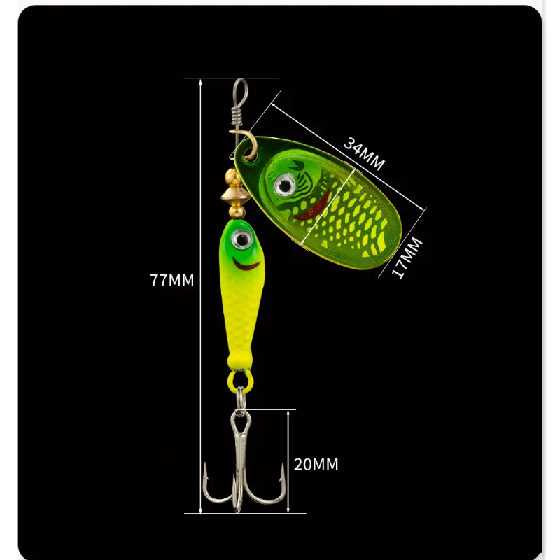 9.1g 7cm Sequins Iscas Artific - Fishing Lure Spinnerbait recensione e prezzo