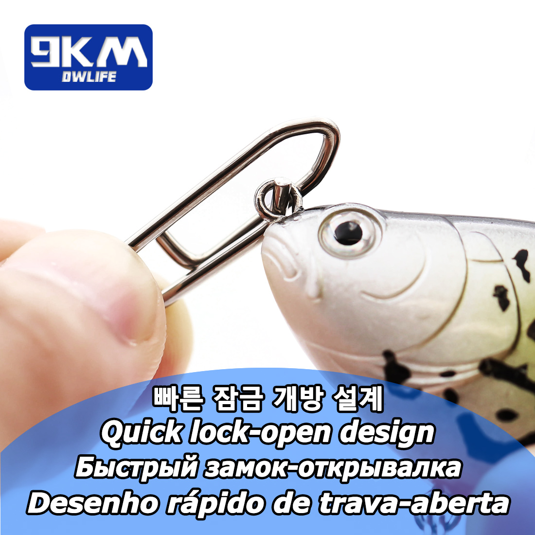 9KM Fishing Snap Kit 110pcs St - Fishing Lure Kit recensione e prezzo
