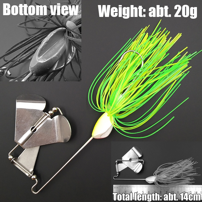 wusanban Lunker Spinner Baits  - Fishing Lure Blade Bait recensione e prezzo