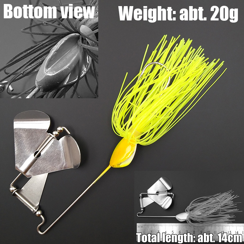 wusanban Lunker Spinner Baits  - Fishing Lure Blade Bait recensione e prezzo