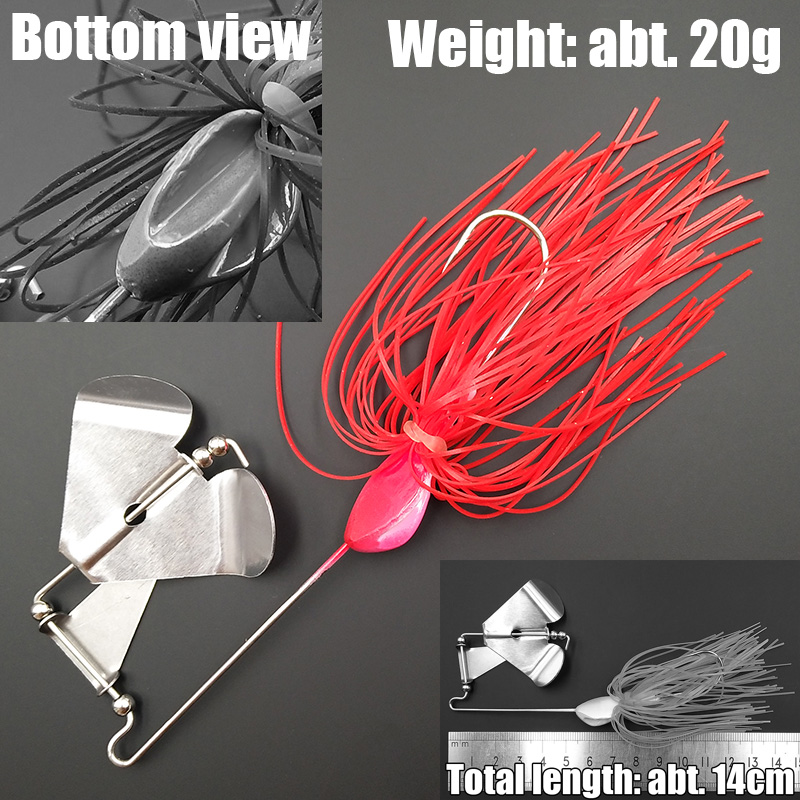 wusanban Lunker Spinner Baits  - Fishing Lure Blade Bait recensione e prezzo