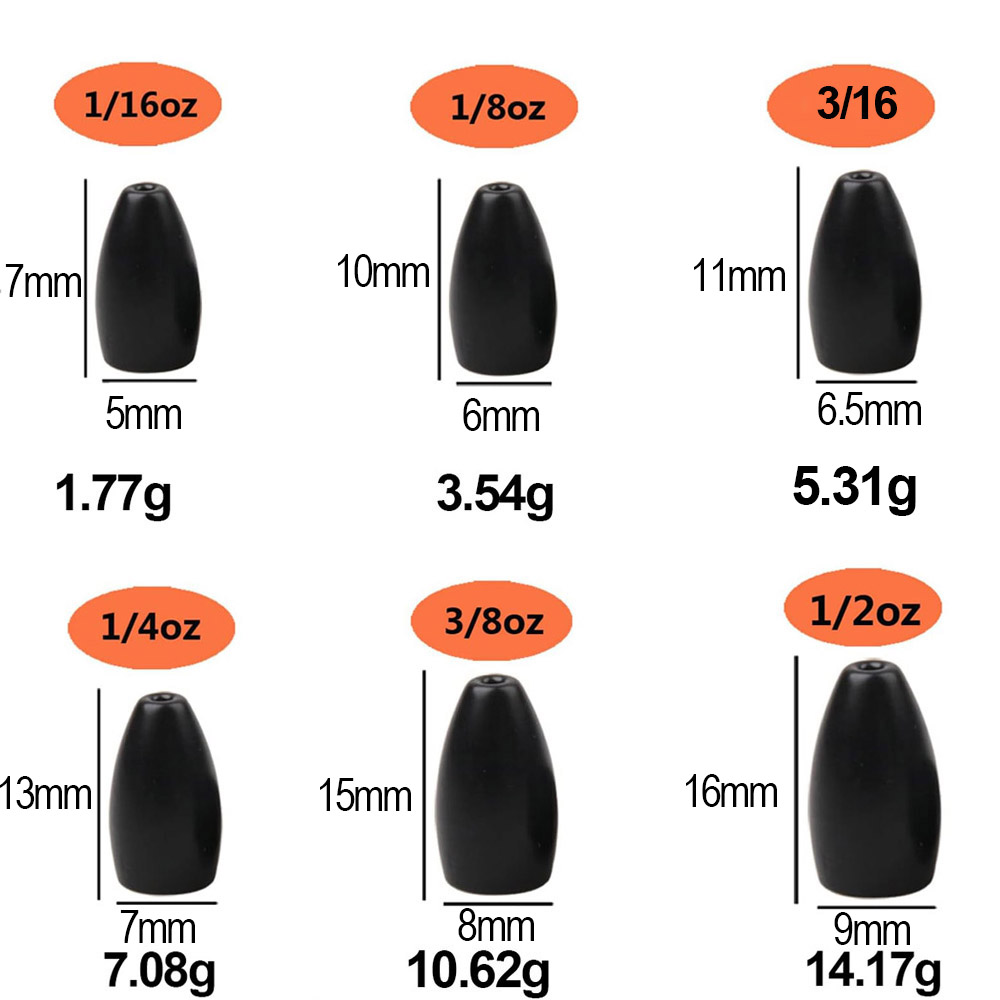 Tungsten Steel Fishing Weights - Fishing Lure Jig recensione e prezzo