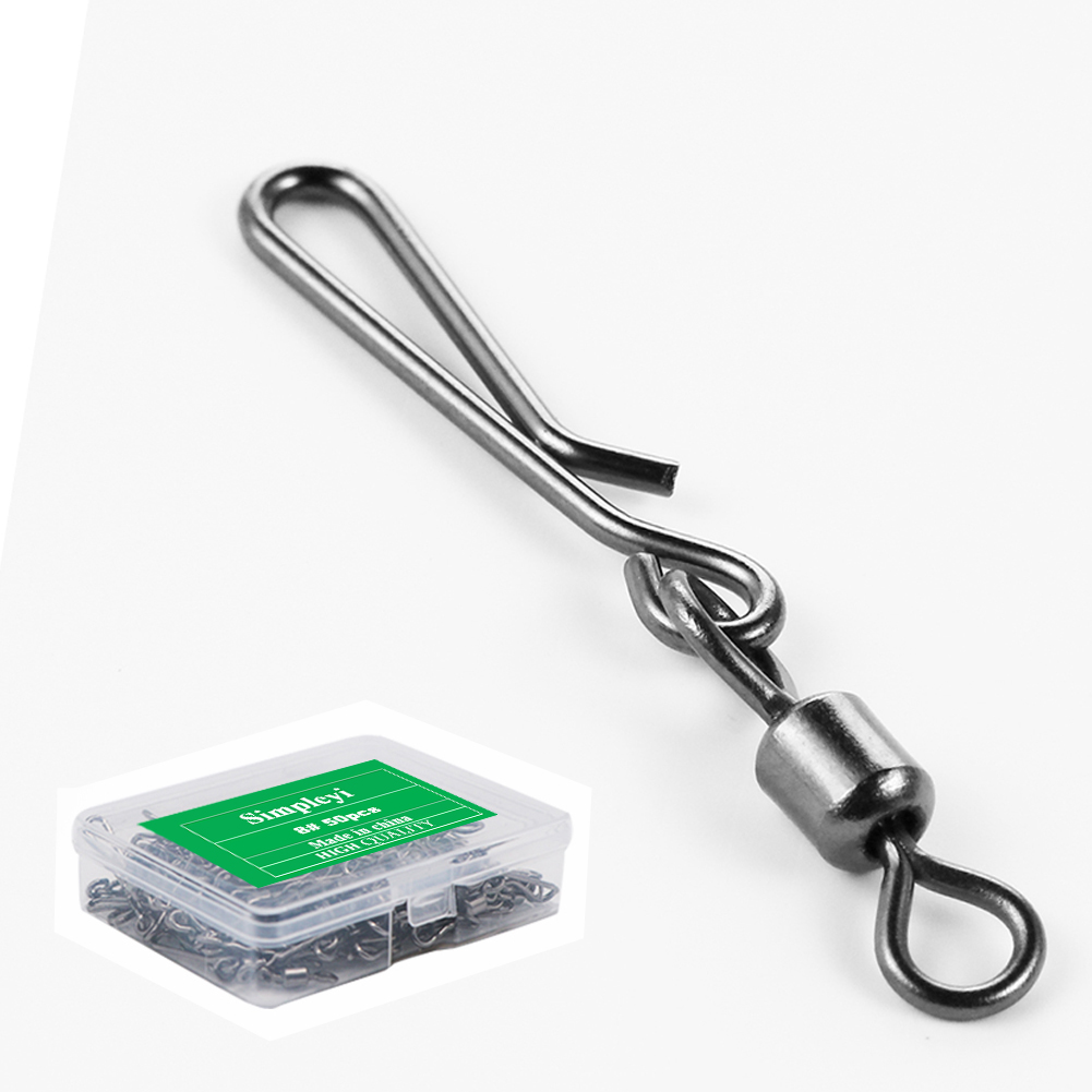 50pcs Box Rolling Swivel With  - Fishing Lure Box recensione e prezzo